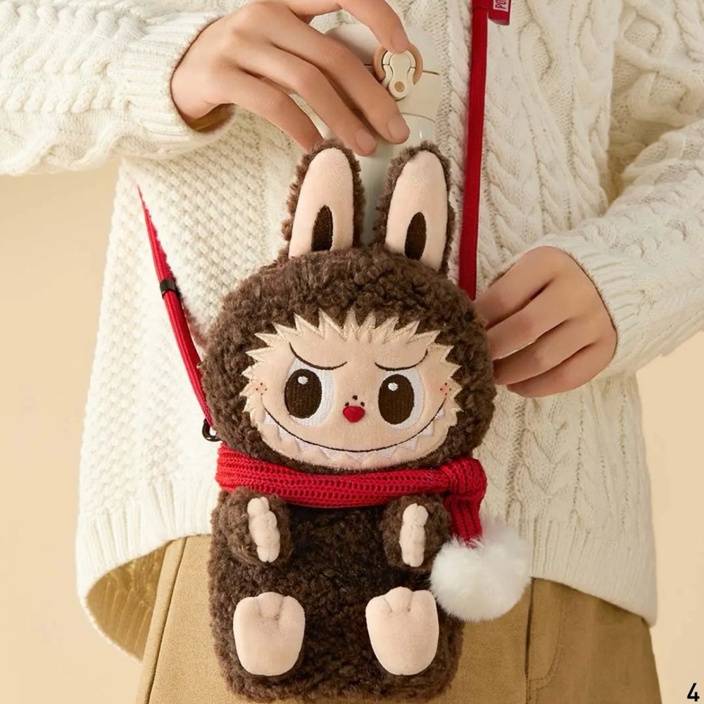 The Monsters Labubu Plush Doll Shoulder Bag